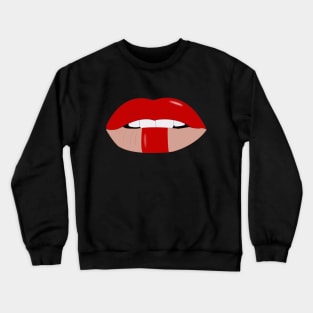 Queen's Lipstick Crewneck Sweatshirt